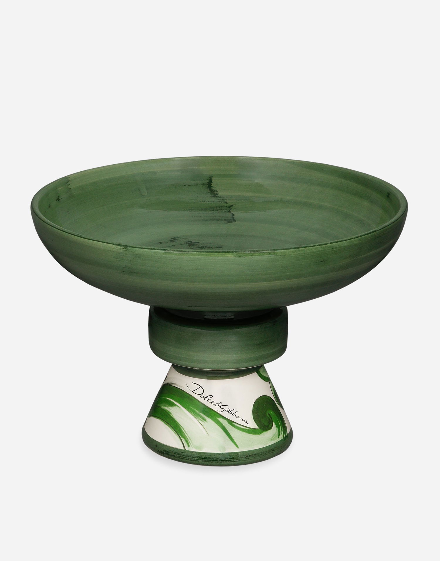 Home decor Dolce & Gabbana Dolce & Gabbana Ceramic Serving Platter Grøn | TCC189TCACDUV001, 1