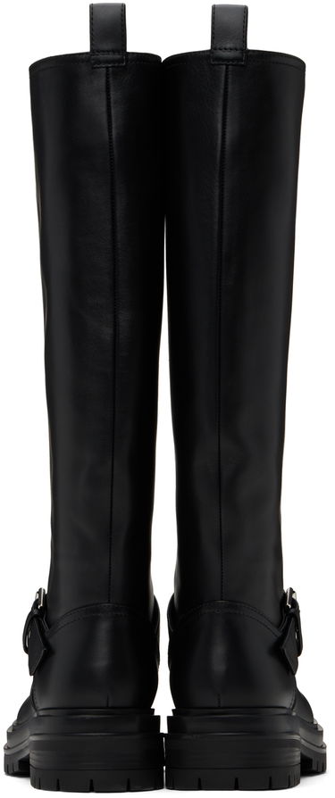 Sneakers og sko Gianvito Rossi Thiago Tall Leather Boots Sort | G80151-20GOM-VGI, 1