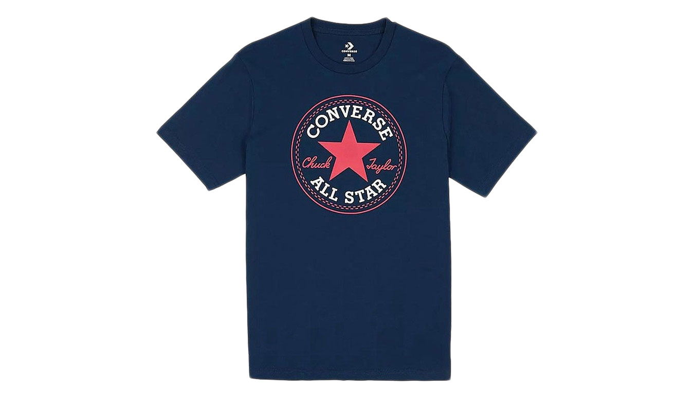 T-shirt Converse Center Front Chuck Taylor Tee Mørkeblå | 10024064-A03, 1