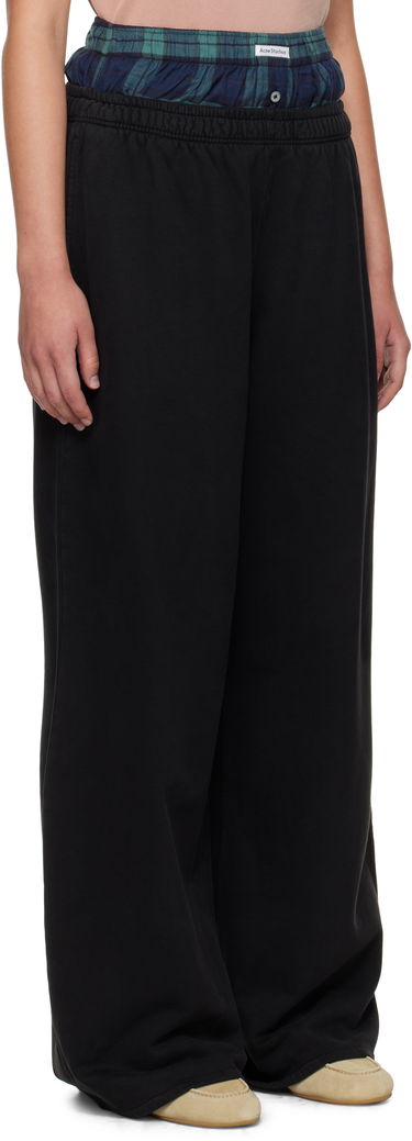 Joggingbukser Acne Studios Acne Studios Layered Sweatpants Sort | AK0914-, 1