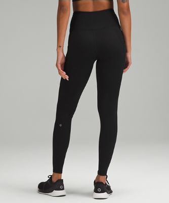 Leggings lululemon Fast and Free High-Waisted Fleece Pockets Leggings 71 cm Size 10 Sort | prod11530529, 8