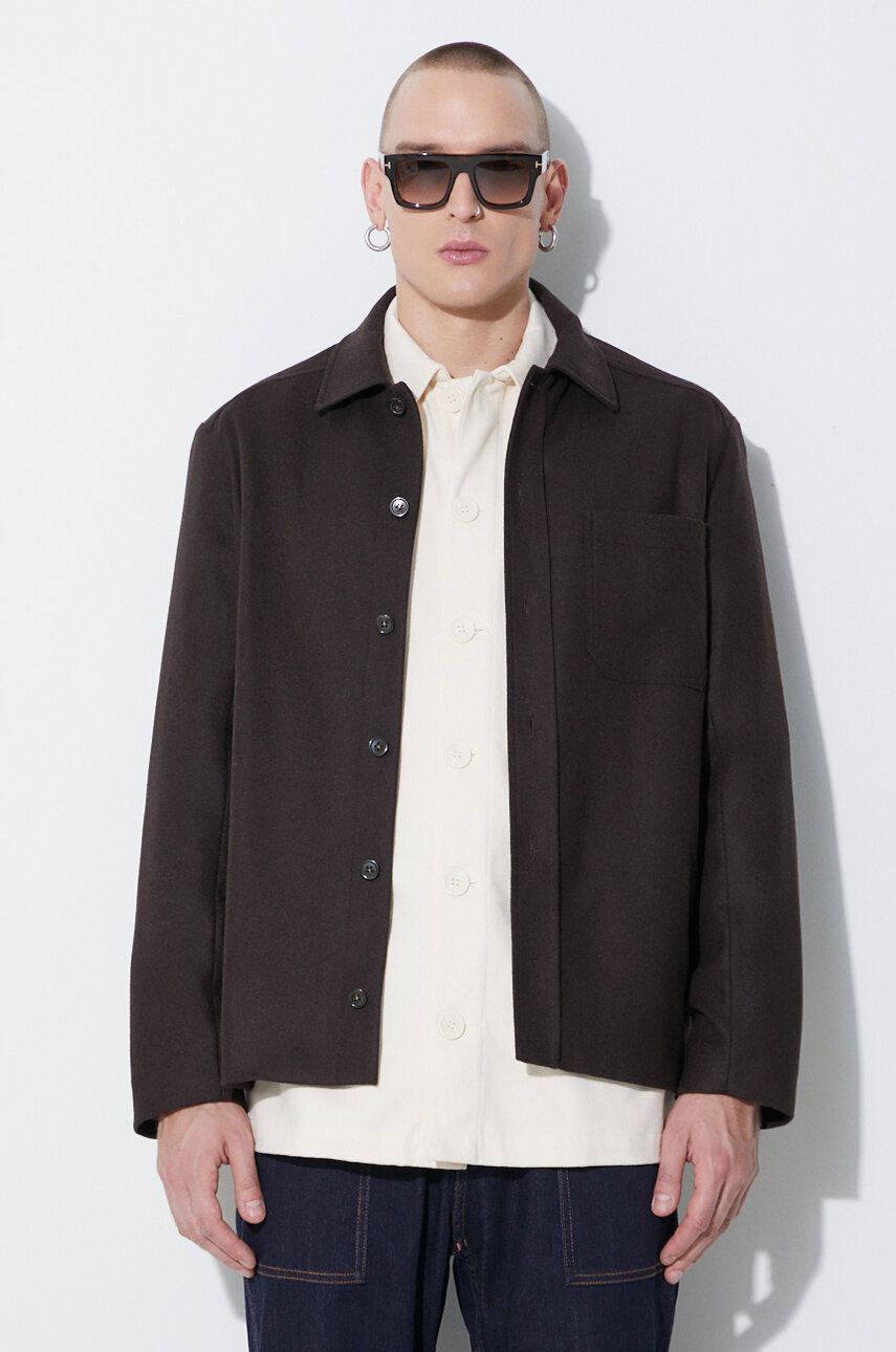 Jakke A.P.C. Wool Jacket Brun | WOAPN.H02871, 0