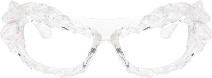 Solbriller Ottolinger Ottolinger Twisted Sunglasses Hvid | 2701125