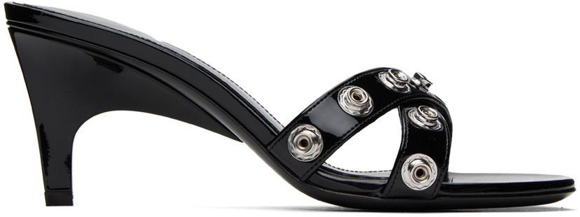 Tilbehør The Attico Attico Cosmo Heeled Sandals Sort | 241WS777 E056S