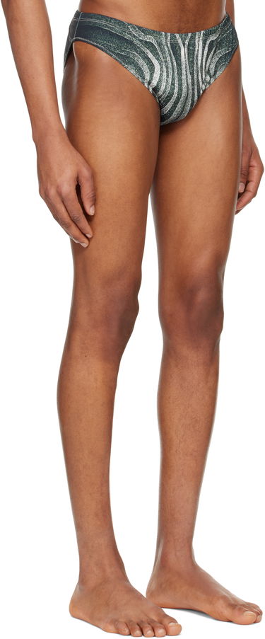 Badetøj Jean Paul Gaultier Jean Paul Gaultier 'The Spirale' Swim Briefs Grøn | 25/34-H-SV060-J587-000203, 1
