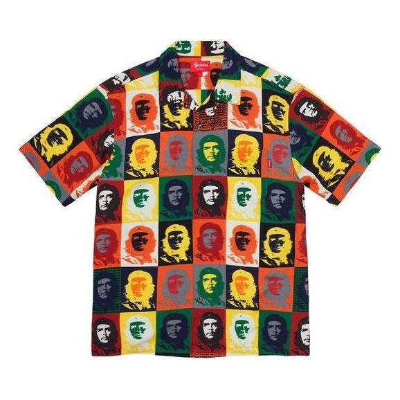 Skjorte Supreme Rayon Short Sleeve Shirt with Print Flerfarvet | SUP-SS20-748