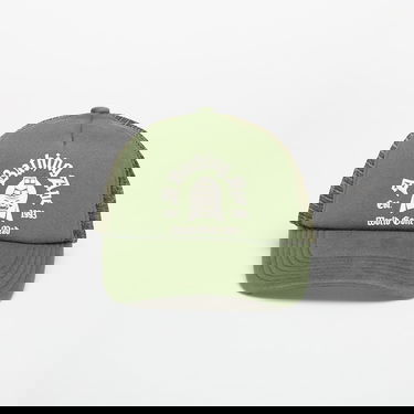 Kasket BAPE A BATHING APE Logo Cotton Panel Mesh Cap Grøn | 001CPL301004MOLD, 0