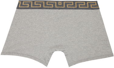 Boksere Versace Greca Border Boxers Grå | AU10028 A232741, 1