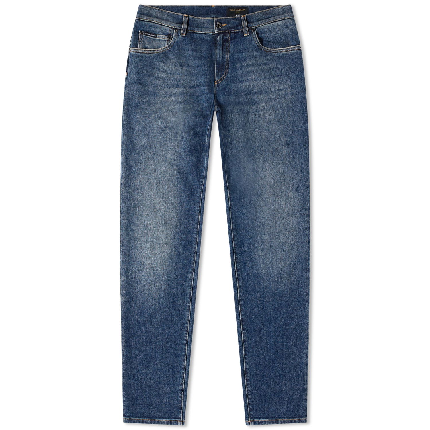 Jeans Dolce & Gabbana Slim Fit Denim Jean Washed Mørkeblå | GY07CDG8GW9-S9001, 0