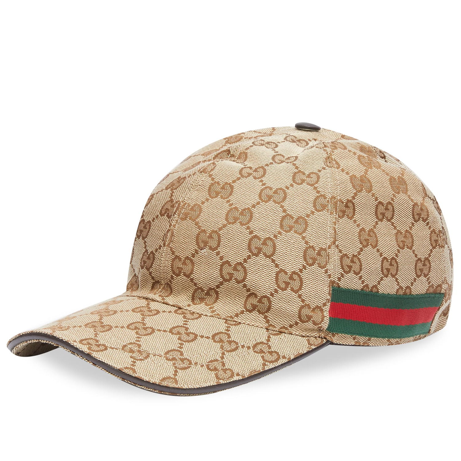 Kasket Gucci Patch Logo Jacquard Baseball Cap Beige Beige | 751400-4HA0L-9777, 0