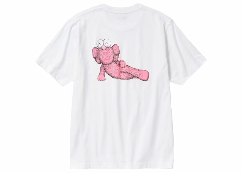 T-shirt KAWS KAWS x Uniqlo UT Short Sleeve Graphic T-Shirt Hvid | 467774