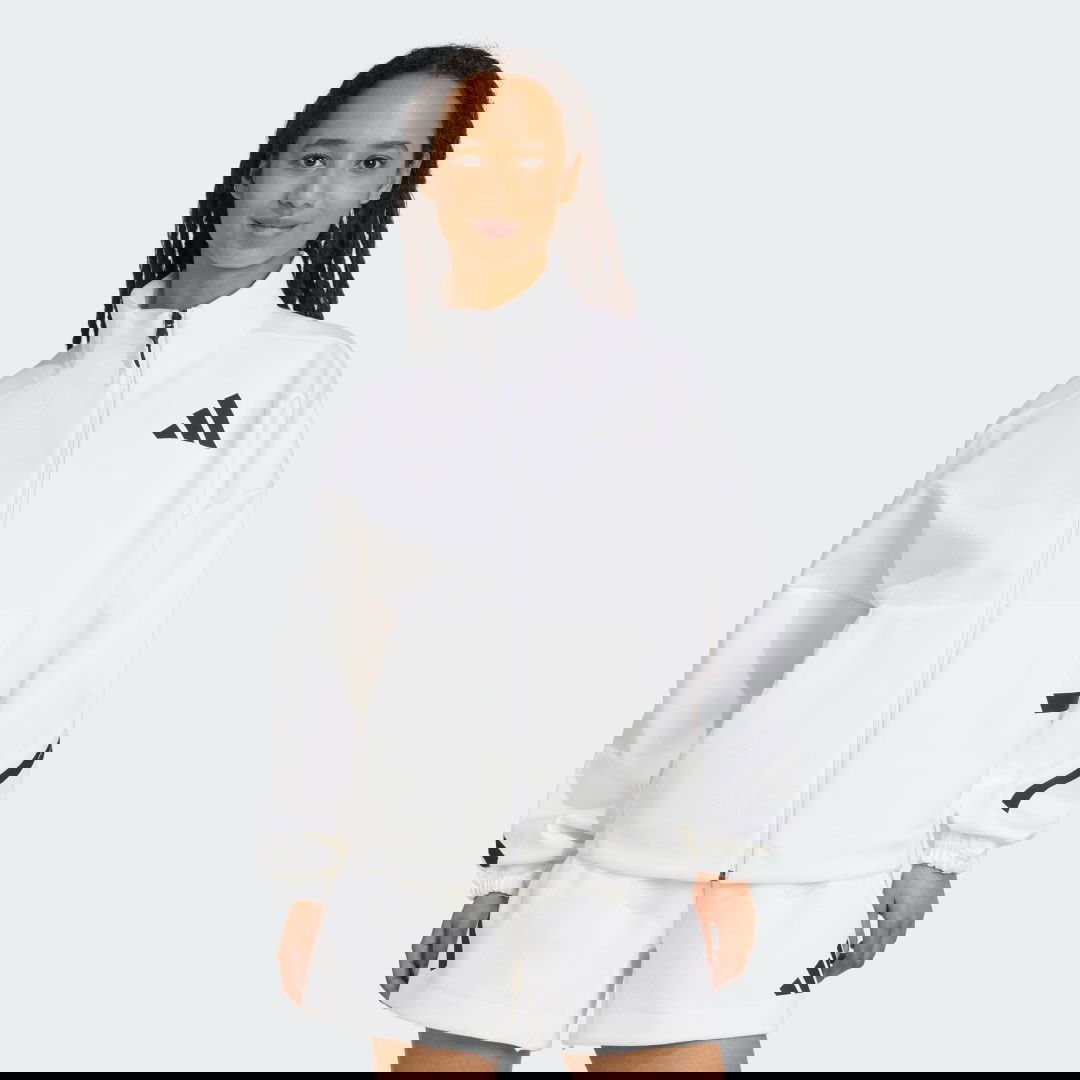 Jakke adidas Performance Z.N.E. Full-Zip Jacket Hvid | JL7331, 0