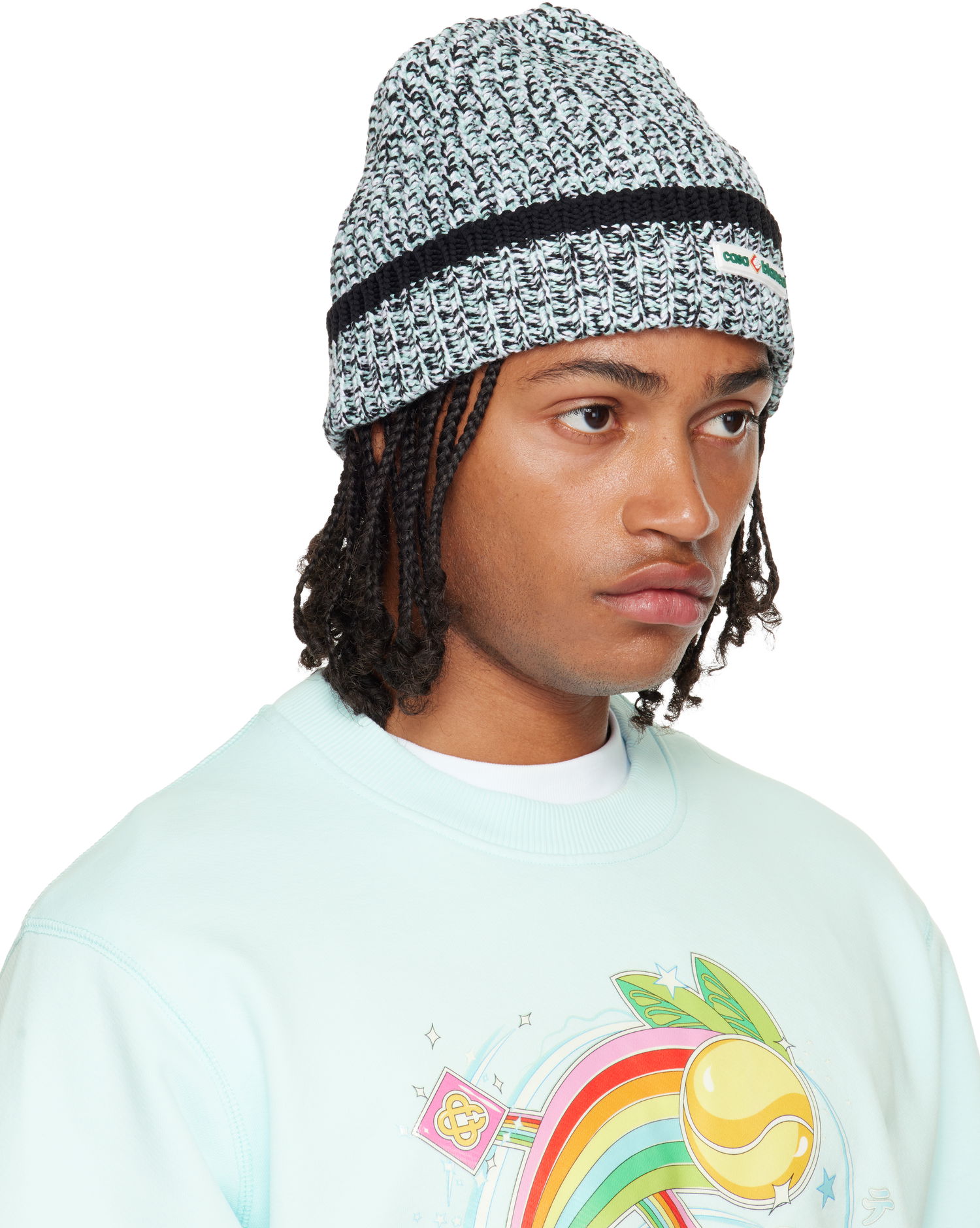 Beanie Casablanca Moulin Beanie Flerfarvet | APF25-HAT-086-01, 1