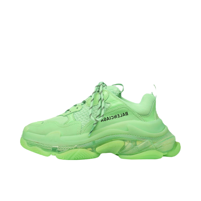 Sneakers og sko Balenciaga Triple S Soft Neon Green Clear Sole W Grøn | 544351W2CF13801