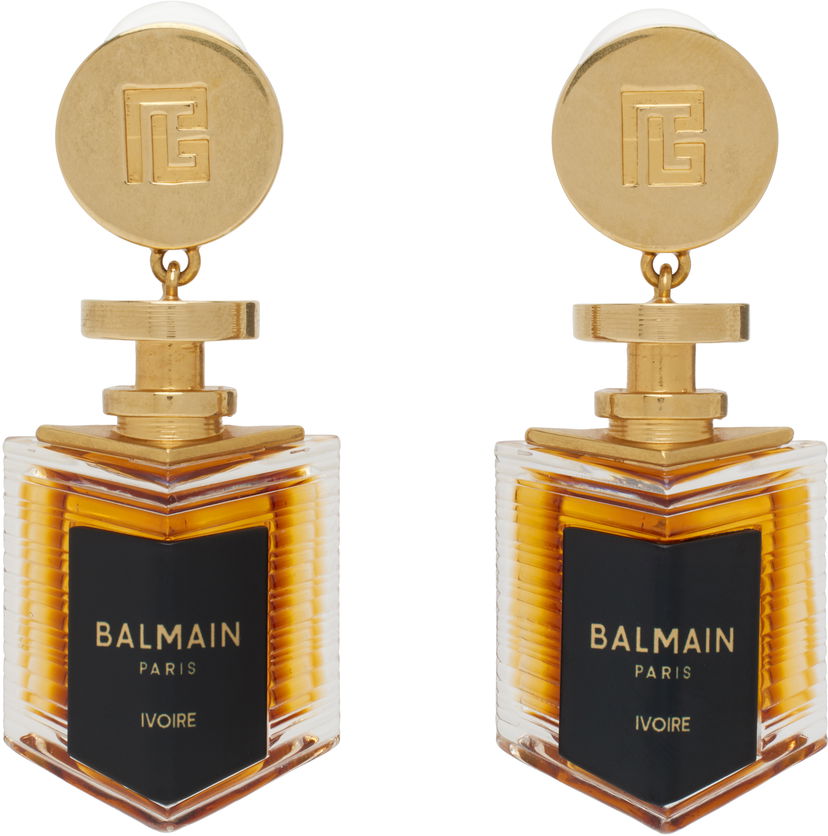 Øreringe Balmain Balmain Perfume Clip-on Earrings Metalisk | EN0XI492KBXI