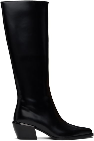 Tøj rag & bone Rag & Bone Joni Knee-High Boots Sort | WFF24FF018LE18, 0