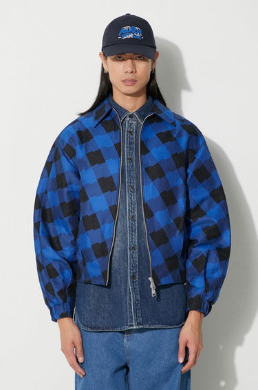 Bomberjakke ADER ERROR Tenit Checkered Jacket Blå | BMADFWJK1001, 0
