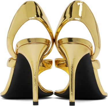 Tilbehør Alaïa ALAÏA Heeled Thong Sandals Metalisk | AA3S122CK298, 1