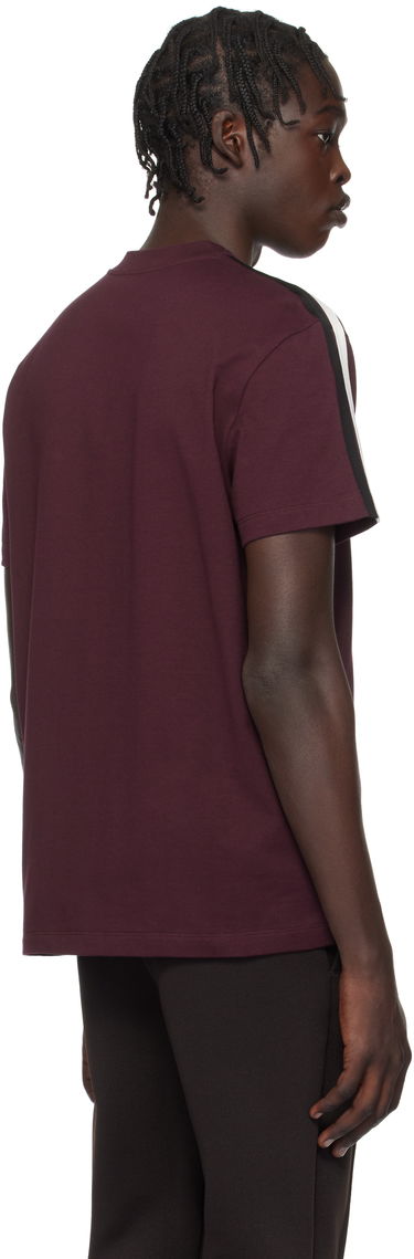 T-shirt FERRAGAMO Ferragamo Contrasting Stripe T-Shirt Bourgogne | 781307, 2