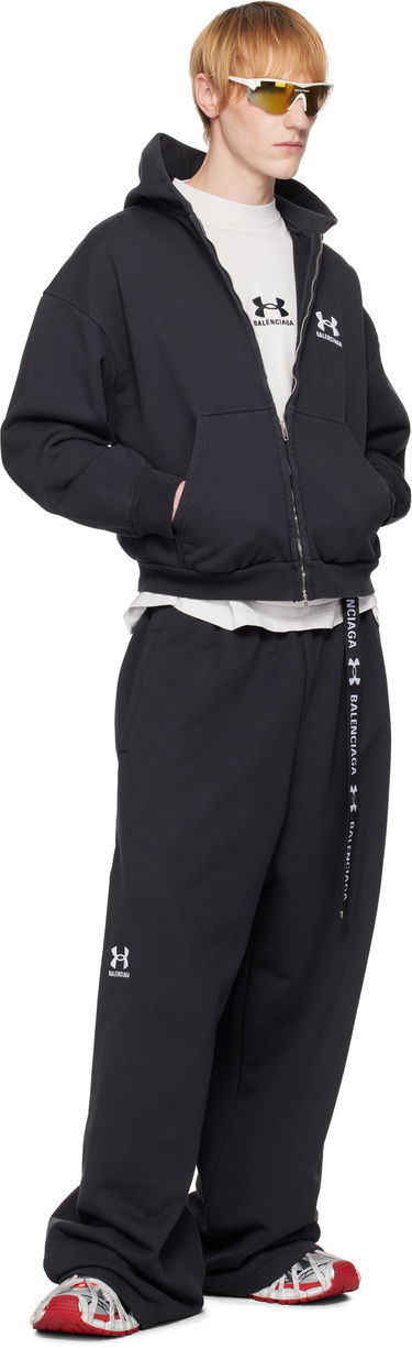 Sweatshirt Balenciaga Under Armour Edition Zip Hoodie Sort | 803264TRVB8, 3