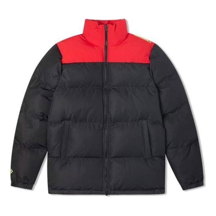 Puffer jakke Converse Colorblock Down Jacket Sort | 10020541-A01