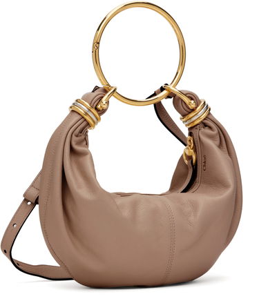 Skuldertaske CHLOÉ Small Bracelet Bag Beige | CHC24AS611N72, 1