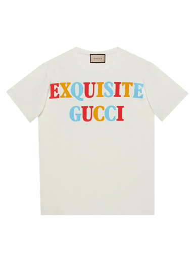 T-shirt Gucci T-Shirt Hvid | 717422 XJEXG 9095