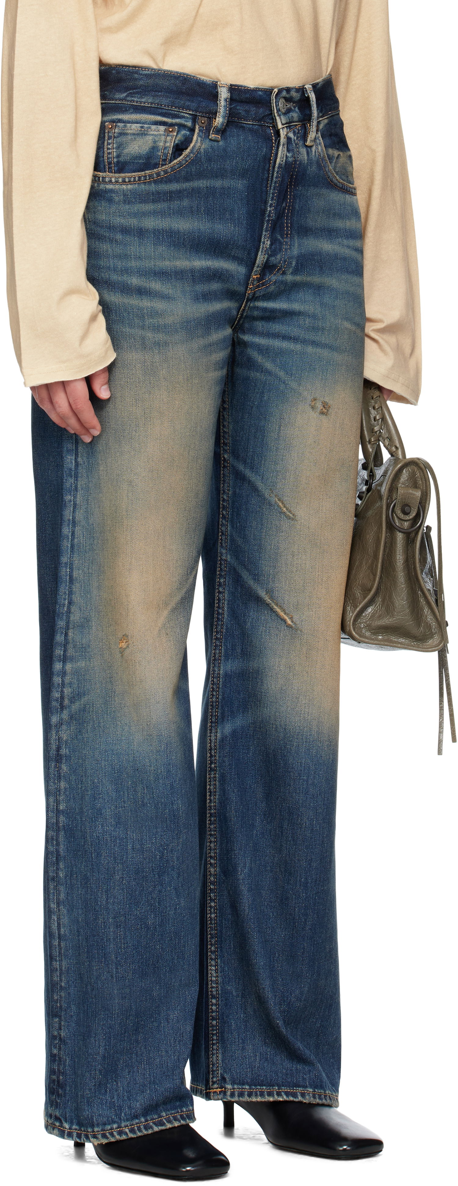 Jeans Acne Studios Regular-Fit 2021M Jeans Blå | A00547-, 1