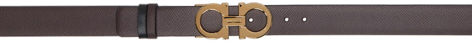 Bælter FERRAGAMO Ferragamo Reversible Gancini Belt Grå | 23A565 - 759448, 0