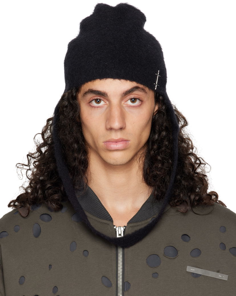 Beanie HELIOT EMIL Obelis Longline Beanie Sort | AW24_16_111_BLK01