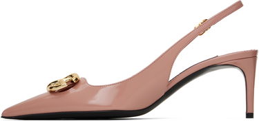 Sneakers og sko Dolce & Gabbana Dolce&Gabbana Polished Calfskin Slingback Heels Lyserød | CG0894 A1037, 2
