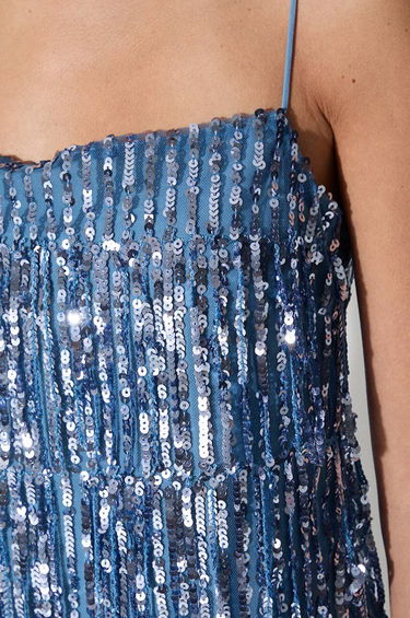 Tanktop Samsoe Samsoe Sequined Fringe Cami Top by Samsoe Samsoe Blå | F23200094, 5
