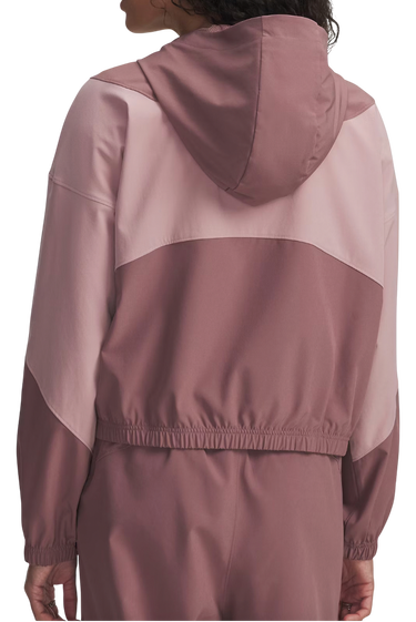 Vindjakke Under Armour Rival Woven Color-Block Full-Zip Hooded Jacket Lyserød | 6004849-651, 1
