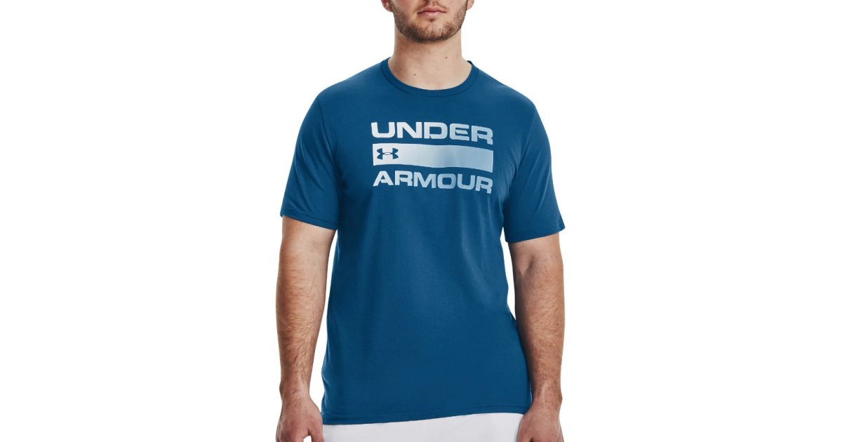 T-shirt Under Armour Team Issue Wordmark Mørkeblå | 1329582-426, 1