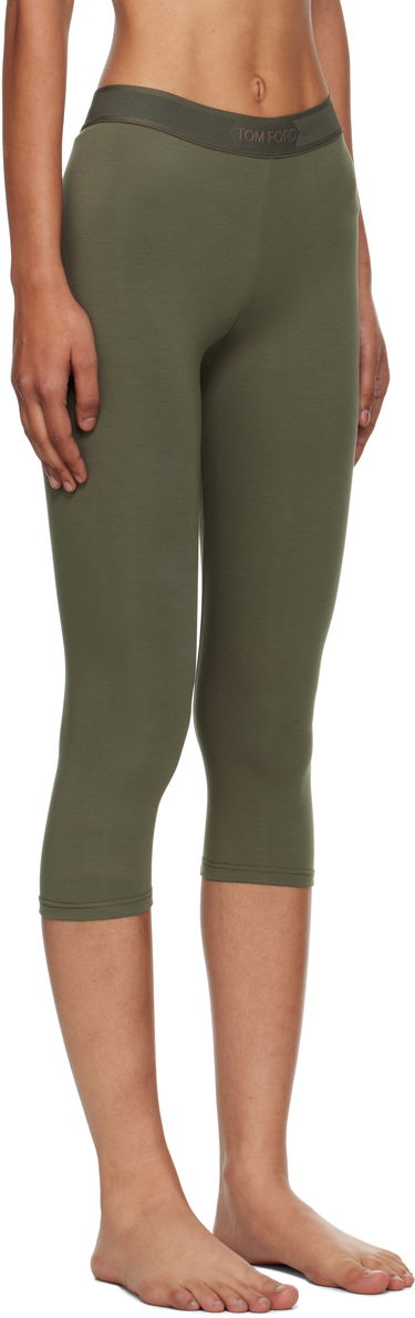 Leggings Tom Ford Tom Ford Modal Yoga Capri Leggings Grøn | PAJ102-JEX166, 1