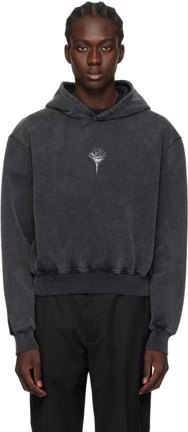 Sweatshirt Han Kjøbenhavn Han Kjobenhavn Rose Hoodie Sort | M-133219, 0