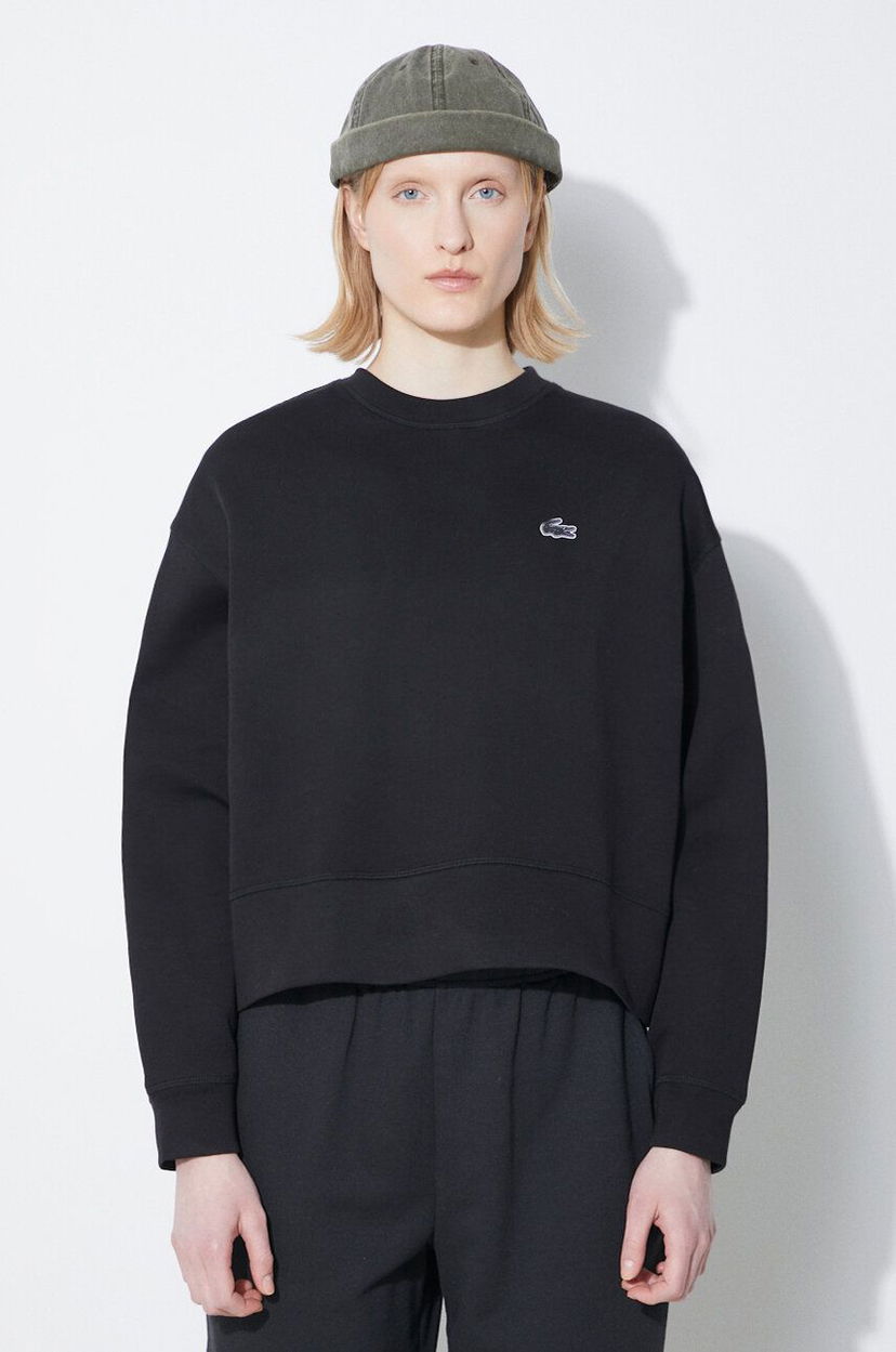 Sweatshirt Lacoste Sweatshirt Sort | SF5614