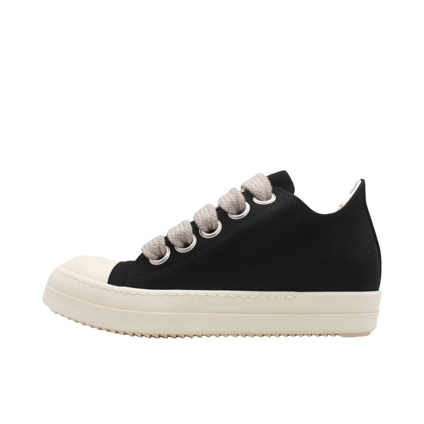 Sneakers og sko Rick Owens DRKSHDW Canvas Low Top Black Milk Sort | DU01B7802 DMW1 911