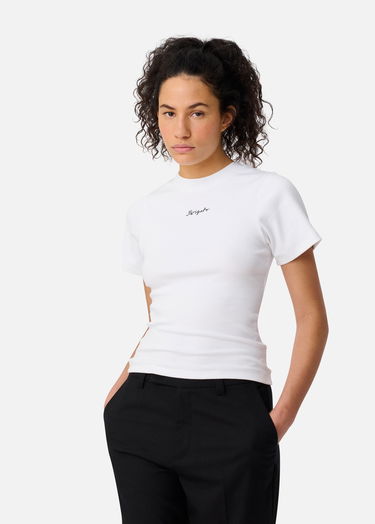 T-shirt AXEL ARIGATO Arigato Script T-Shirt Hvid | A3462001, 2