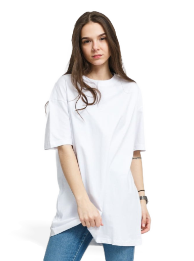 T-shirt Urban Classics Oversized Boyfriend Tee Hvid | TB3634 white