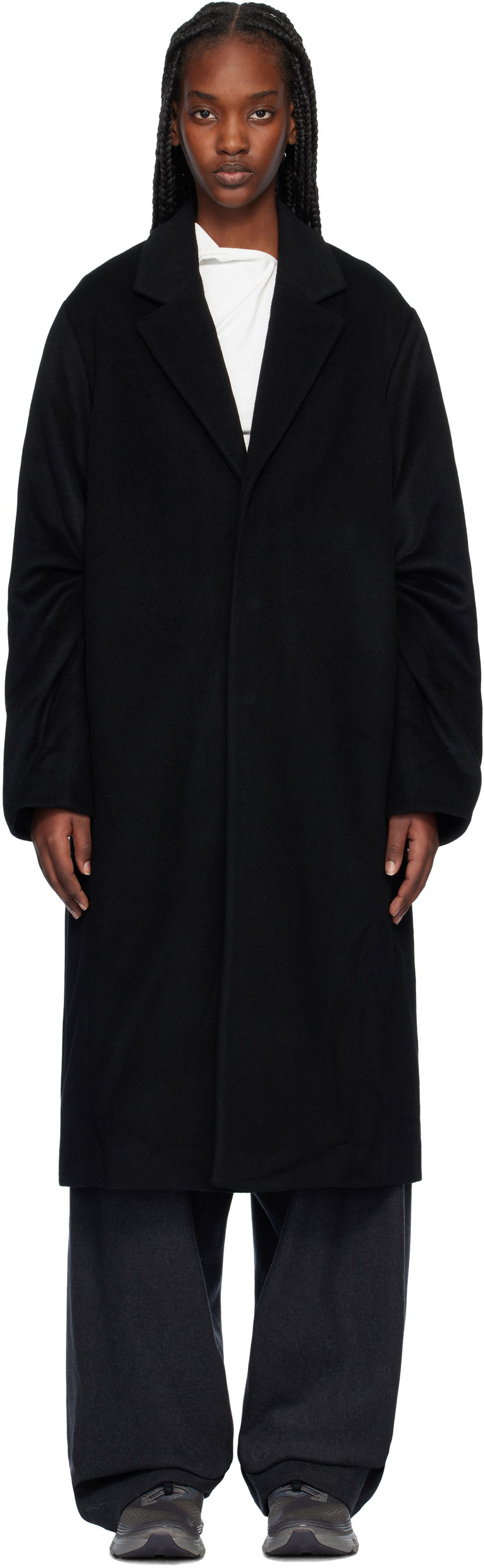 Trenchcoat Post Archive Faction (PAF) Oversized Wool Coat Sort | 7.0 OCR-B