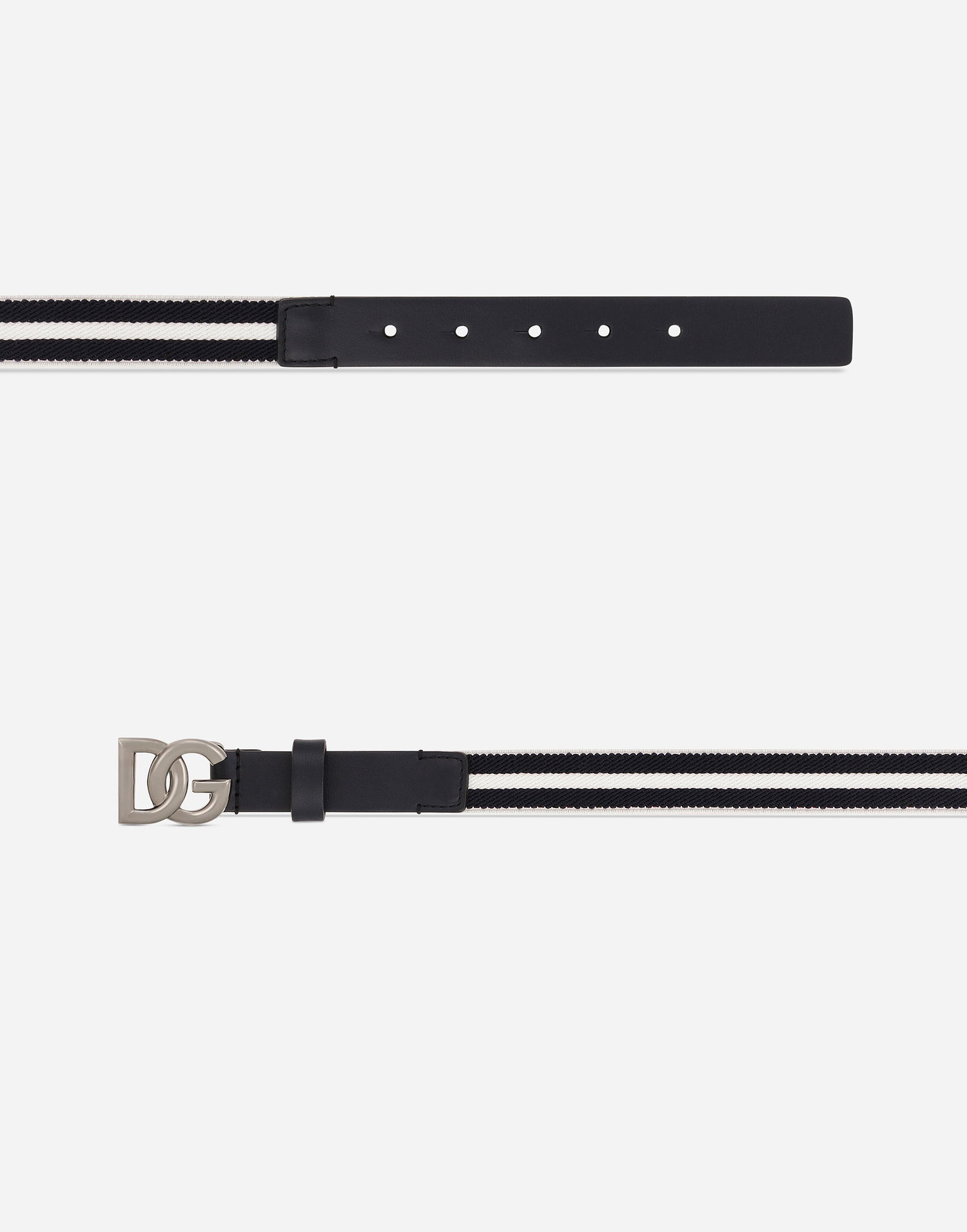 Bælter Dolce & Gabbana Dolce & Gabbana Stretch Belt with DG Logo Flerfarvet | EC0076AS0128D600, 1