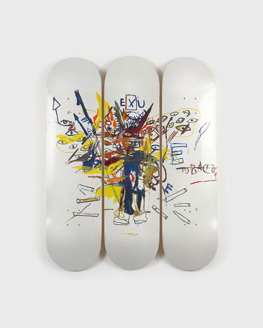 Flexstyle The Skateroom Jean-Michel Basquiat EXU 1988 Deck Hvid | 5407006112570, 0
