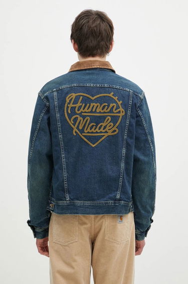 Bomberjakke Human Made Blanket Lined Denim Work Jacket Blå | HM28JK010, 2