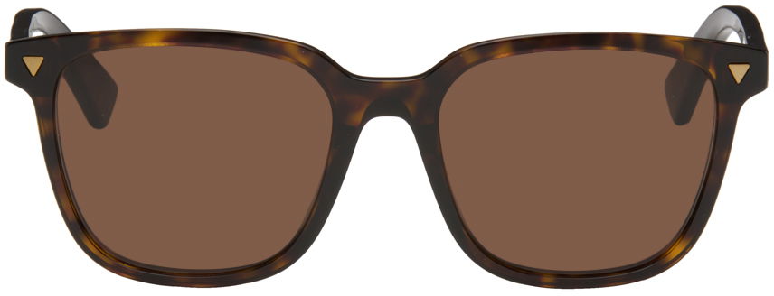 Solbriller Bottega Veneta Square Sunglasses Brun | BV1255SA-002, 0
