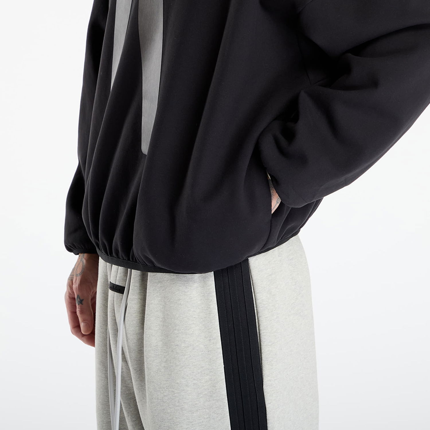 Sweatshirt adidas Originals Fear Of God Athletics Suede Fleece Hoodie Sort | KA4568, 1