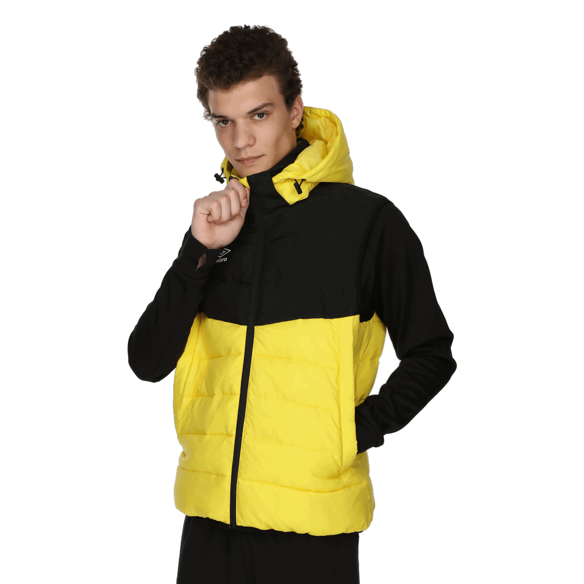 Vest Umbro Flank Hooded Puffer Vest Flerfarvet | UMA223M502-04, 0