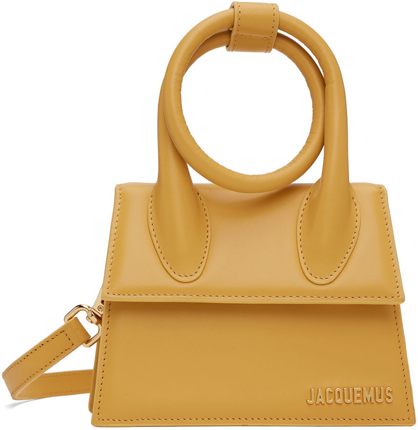 Skuldertaske Jacquemus 'Le Chiquito Nœud' Bag Gul | 213BA005-3060, 0