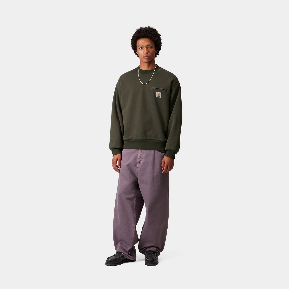 Sweatshirt Carhartt WIP Carhartt WIP Detroit Sweatshirt Grøn | I035547_3, 1