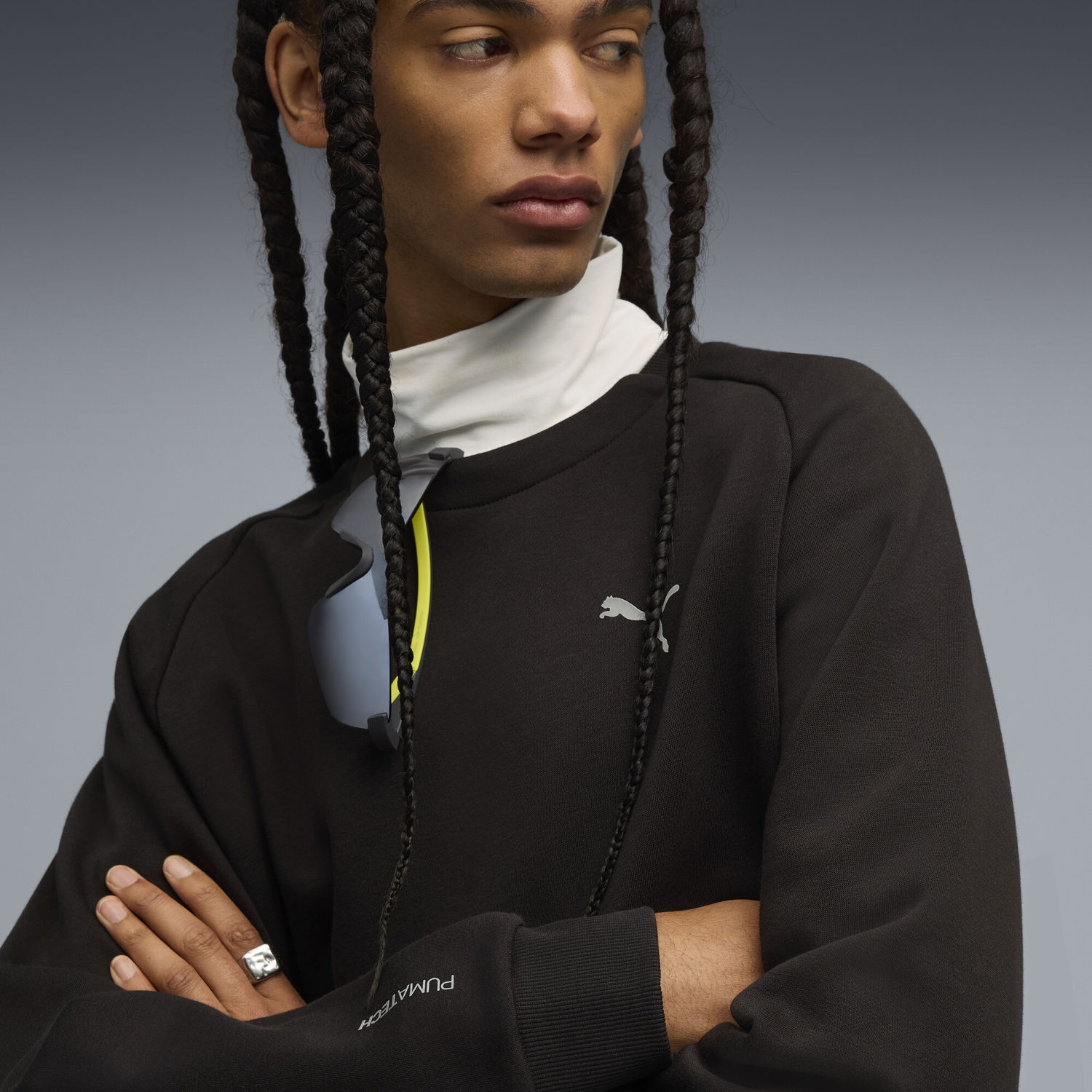 Sweatshirt Puma PUMATECH Relaxed Sweatshirt with Zip Pocket Sort | 633436_01, 1